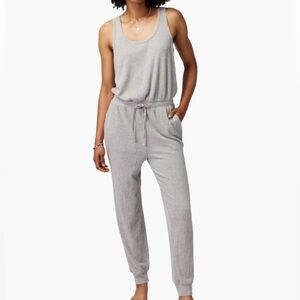 Spiritual Gangster Gray Ribbed Jumpsuit XS LIKE NEW